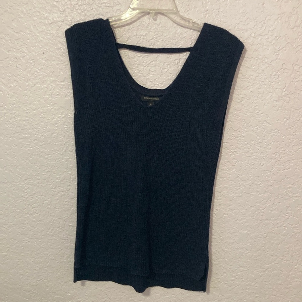 Banana Republic - Women's Navy Sleeveless Top